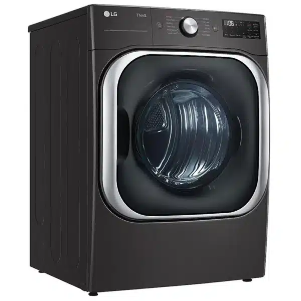 LG Washer Dryer Set 29″ Front Load 5.8 cu. ft. & Electric 9.0 cu. ft. Black Steel – WM8900HBA & DLEX8900B - Image 4