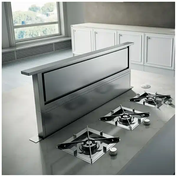 Elica Downdraft Hood 36″ 600 CFM Dishwasher-Safe Filters Stainless Steel – ERS636S1