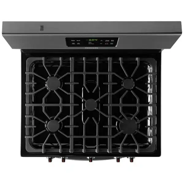 Frigidaire Gas Range 30″ 5.0 cu.ft. Self Clean, Storage Drawer, Black Stainless Steel – FFGF3054TD - Image 2