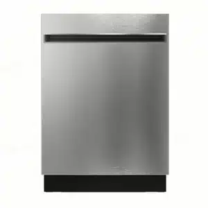 GE 24″ Dishwasher, 50 dB, 3 Cycles, 14 Place Settings, Stainless Steel – GBT500SSVOSS