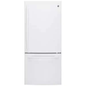Réfrigérateur à congélateur inférieur GE 30 pouces, 20,9 pi³, blanc – GDE21DGKWW