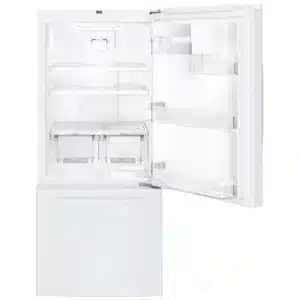 Réfrigérateur à congélateur inférieur GE 30 pouces, 20,9 pi³, blanc – GDE21DGKWW – Image 2