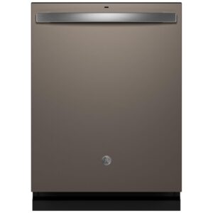 Lave-vaisselle GE 24″, 45 dB, 5 cycles, 16 couverts, 3 paniers, Wi-Fi, ardoise – GDT670SMVES