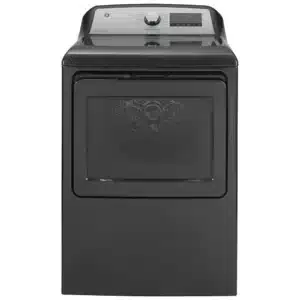 Sécheuse à gaz GE 27″, 7.4 pi³, vapeur, Wi-Fi, couleur ardoise – GTD84GCMNODG