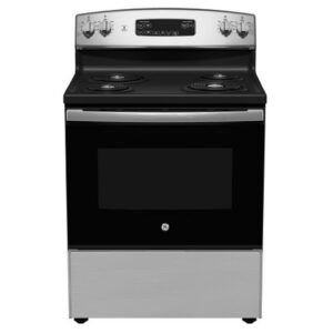 Cuisinière électrique GE 30 po – 5 pi³ – Noire – JCBS350SVSS