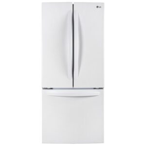 30" French Door Refrigerator, LG, 21.8 cu.ft., White – LRFNS2200W
