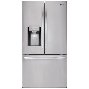 Réfrigérateur à portes françaises 36", LG, 27,7 pi³, distributeur d’eau et de glaçons, inox – LRFS28XBS