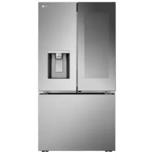 Réfrigérateur portes françaises LG 36″, 31 pi³, eau et glace, inox – LRYKS3106S
