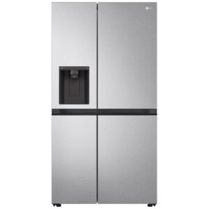 36" Side by Side Counter Depth Refrigerator, LG, 23 cu.ft., Water & Ice Dispenser, Stainless Steel – LS23C4230V