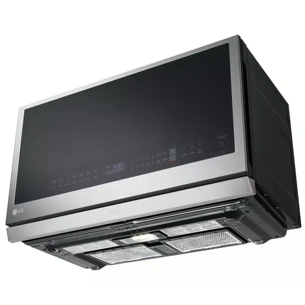 LG Over-the-Range Microwave 30″, 2.1 cu.ft., 400 CFM, Stainless Steel – MVEL2137F - Image 4