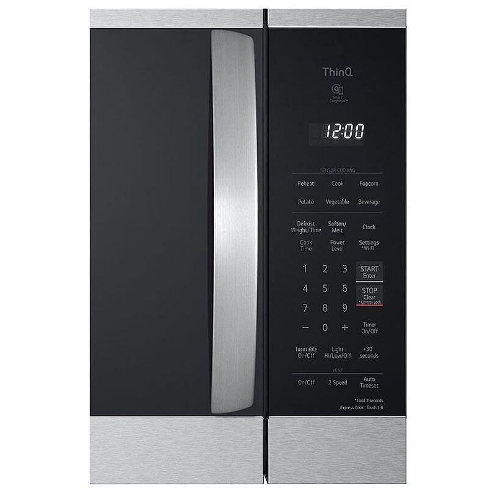Four micro-ondes à hotte intégrée 30", LG, 1,8 pi³, 300 CFM, Inox – MVEM1825F – Image 4
