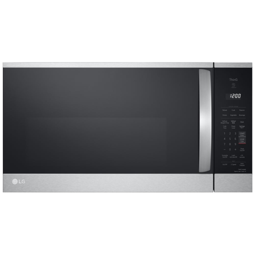 Four micro-ondes à hotte intégrée 30", LG, 1,8 pi³, 300 CFM, Inox – MVEM1825F