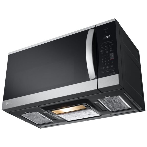 Four micro-ondes à hotte intégrée 30", LG, 1,8 pi³, 300 CFM, Inox – MVEM1825F – Image 3