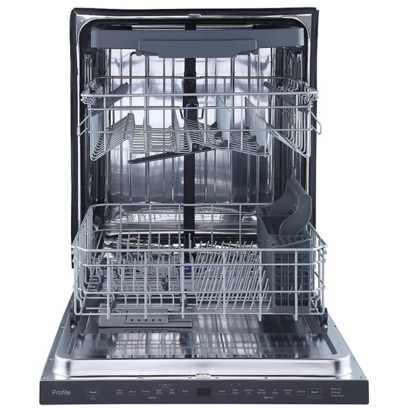 24" Dishwasher, GE Profile, 16 Place Settings, 6 Wash Cycles, Stainless Steel – PBP665SSPFS - Image 2