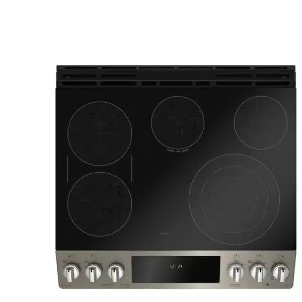 Cuisinière électrique GE Profile 30″ 6,3 pi³ convection européenne, tiroir de four, ardoise – PCS940EMES – Image 3