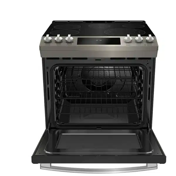 Cuisinière électrique GE Profile 30″ 6,3 pi³ convection européenne, tiroir de four, ardoise – PCS940EMES – Image 4