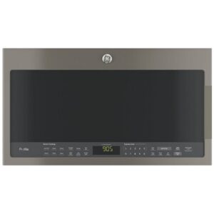 Four micro-ondes à hotte intégrée 30", GE Profile, 2,1 pi³, 400 CFM, Slate – PVM2188SLJC