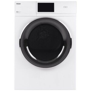 Sécheuse électrique compacte Haier 24 po – 4,1 pi³ – Blanche – QFD15ESMNOWW