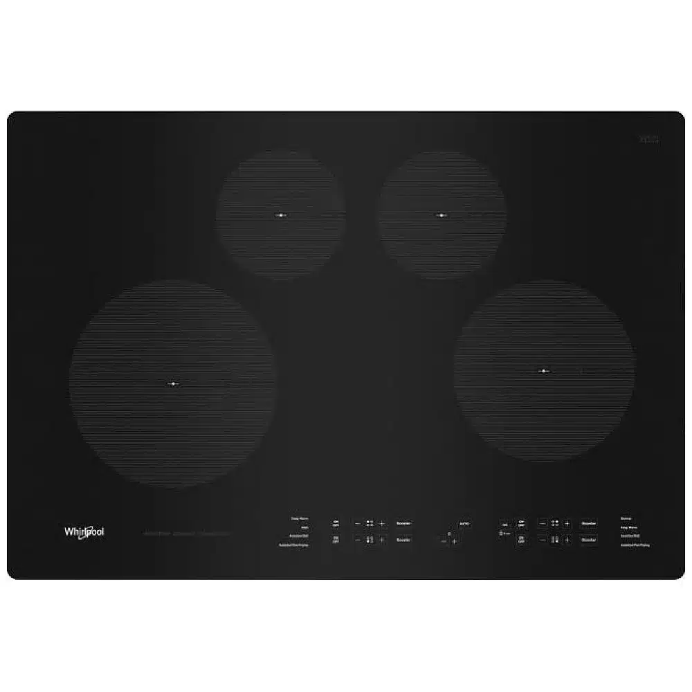 Plaque de cuisson à induction Whirlpool 30 po – 4 zones – Noir – WCI55US4JB