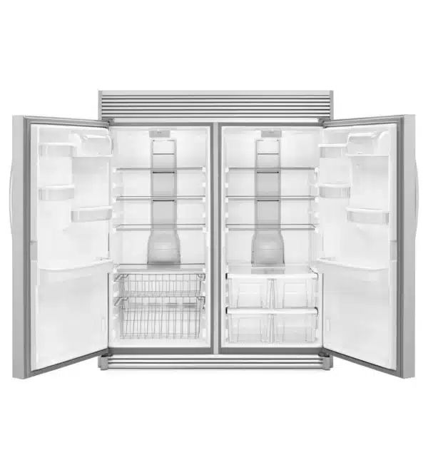 Combo Whirlpool réfrigérateur 18 pi³ + congélateur 18 pi³, 30", 2 pièces, Inox – WSR57R18DM & WSZ57L18DM – Image 2