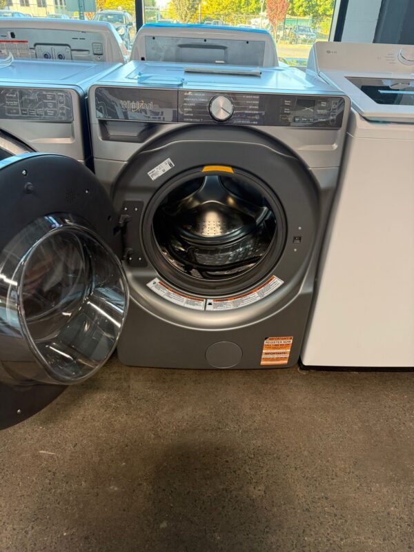 Combo laveuse & sécheuse Whirlpool – 5,8 pi³ + ~7,4 pi³ – Stainless – WFW6720RR & YWED6720RR – Image 8