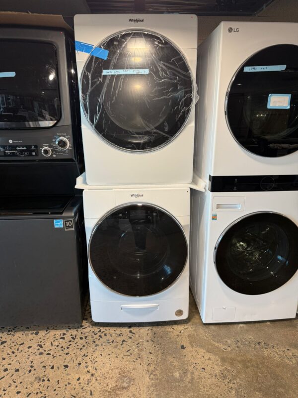 Combo laveuse & sécheuse Whirlpool – 5,8 pi³ + 7,4 pi³ – Blanc – WFW9620HW3 & YWED9620HW2 – Image 6