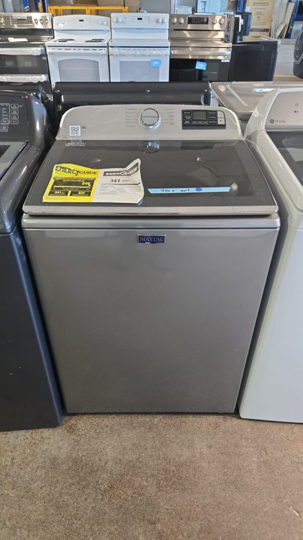 Laveuse à chargement vertical 5.4 pi³ – Maytag – Acier ardoise – MVW6230HC3 – Image 4