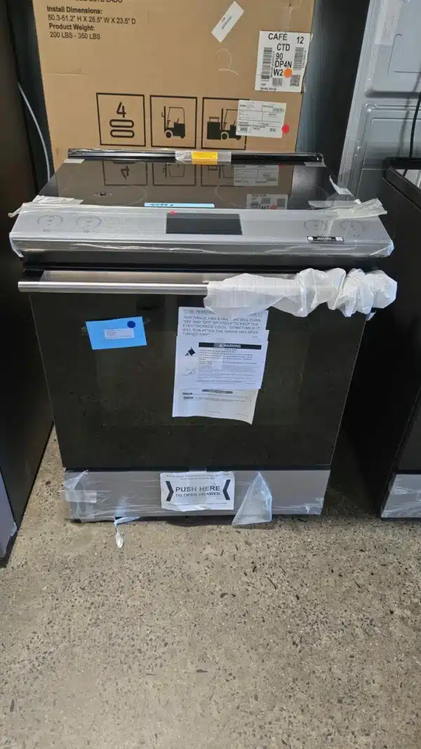 Cuisinière à induction Café 30″ 5,3 pi³ convection européenne, tiroir-réchaud, platine – CHS90XM2NS5 – Image 6