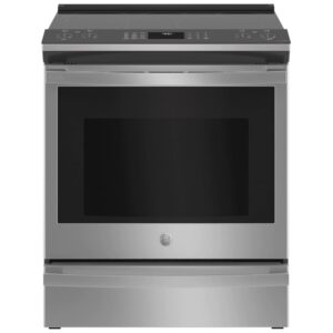 Cuisinière électrique GE Profile 30 pouces, 5,3 pi³, convection véritable, Air Fry, inox –PHS93XPFS