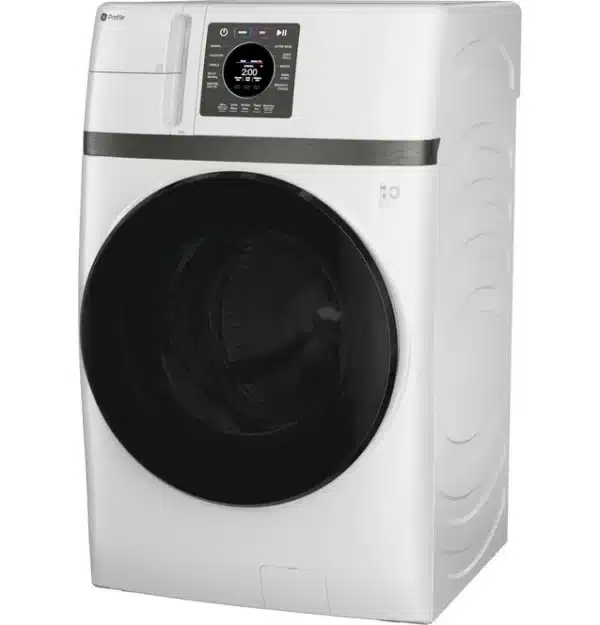 Centre de buanderie GE Profile 28″ 4,6 pi³ ultra-rapide, pompe à chaleur Inverter, sans ventilation, blanc – PFQ83HSLWWW – Image 2