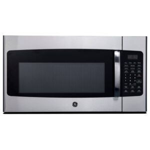 GE Over-the-Range Microwave 30 inches, 1.6 cu. ft., 300 CFM, 1,000 W, Halogen Lighting, Stainless Steel - JVM2165SMSS
