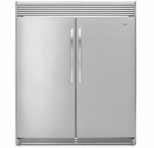Combo Whirlpool réfrigérateur 18 pi³ + congélateur 18 pi³, 30", 2 pièces, Inox – WSR57R18DM & WSZ57L18DM – Image 3