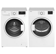 Blomberg 24" Stackable Washer-Dryer Set, 1.95 cu. ft. + 3.7 cu. ft. - WM72200W & DV17600W2
