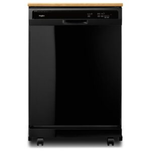 Whirlpool Portable Dishwasher 24 inch, Black – WDP370PAHB