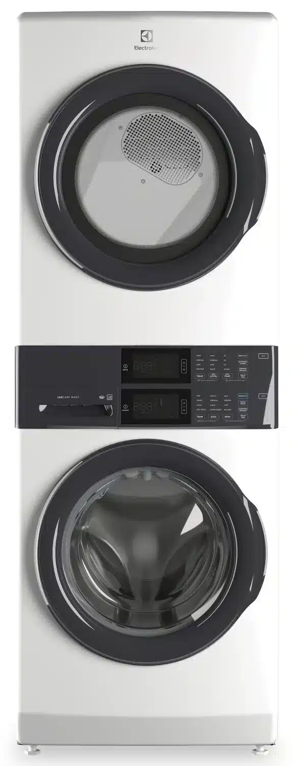Electrolux 27″ Laundry Center, 5.1 cu. ft. + 8 cu. ft., White – ELTE730CAW