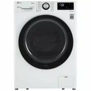 Laveuse à chargement frontal LG 24 pouces, blanc – WM1455HWA