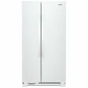 Whirlpool 33″ Side-by-Side Refrigerator, White – WRS312SNHW07