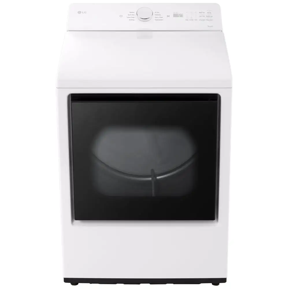 LG 27″ Washer & Dryer Set – 5.8 cu.ft Washer + 7.3 cu.ft Dryer, Wi-Fi, 8 Cycles, White – WT8200CW / DLE8200W - Image 2