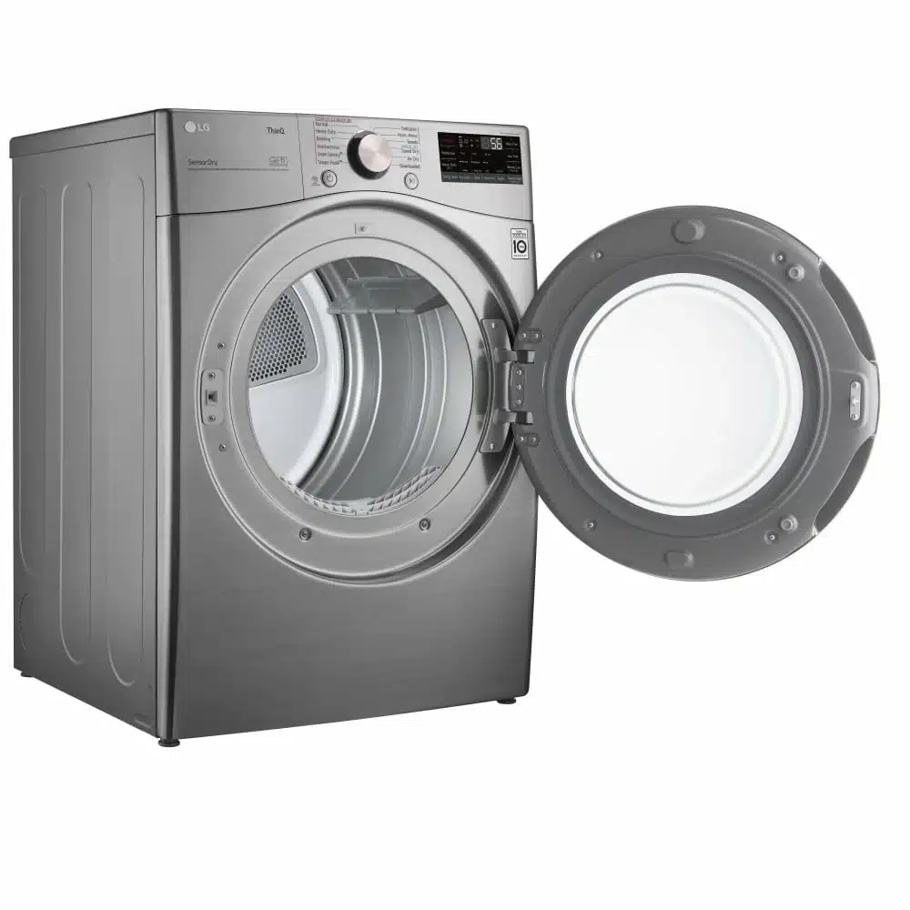 LG Electric Dryer – 7.4 cu. ft., 10 Cycles, Steam, Wi-Fi, Graphite Steel – DLEX3850V - Image 3