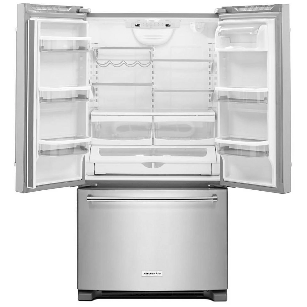 Réfrigérateur KitchenAid – 36", 20 pi³, profondeur de comptoir, portes françaises, inox – KRFC300ESS – Image 2