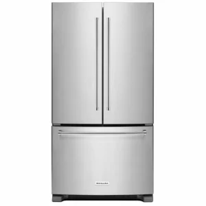Réfrigérateur KitchenAid – 36", 20 pi³, profondeur de comptoir, portes françaises, inox – KRFC300ESS