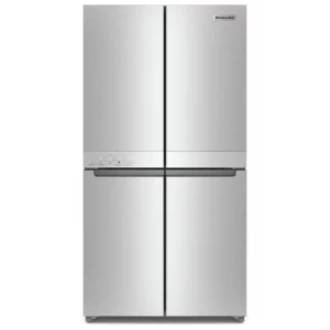 Réfrigérateur KitchenAid – 36", 19,4 pi³, profondeur de comptoir, portes françaises, inox – KRQC506MPS