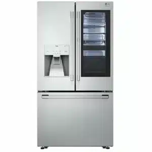 Réfrigérateur LG Studio à portes françaises – 36", 24 pi³, profondeur de comptoir, eau & glace, inox - SRFVC2416S