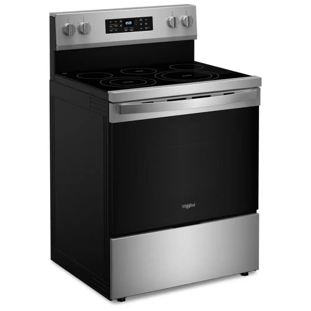 WHIRLPOOL 30″ Electric Range, Stainless Steel – YWFES5030RZ - Image 2