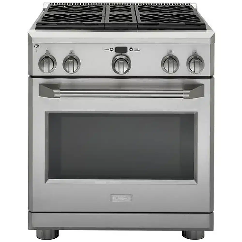MONOGRAM 30″ Dual Fuel Range, Stainless Steel – ZDP304NPSS