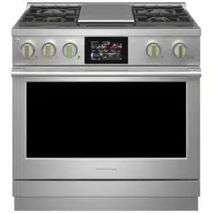 Cuisinière biénergie MONOGRAM 36 pouces, inox – ZDP364NDTSS