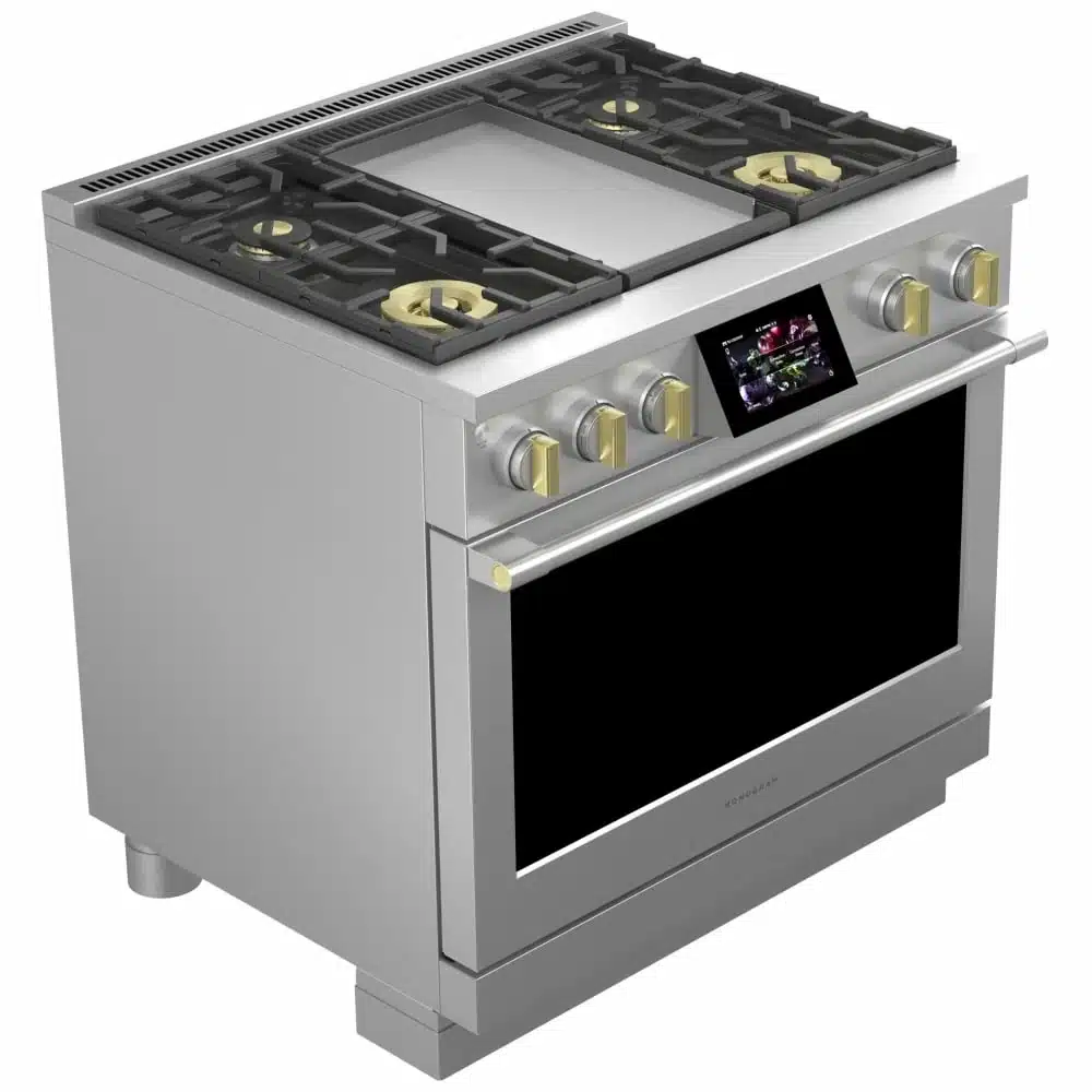 Cuisinière biénergie MONOGRAM 36 pouces, inox – ZDP364NDTSS – Image 2