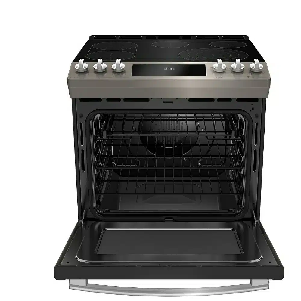 GE PROFILE 30″ Electric Range, Slate – PCS940EMES - Image 3