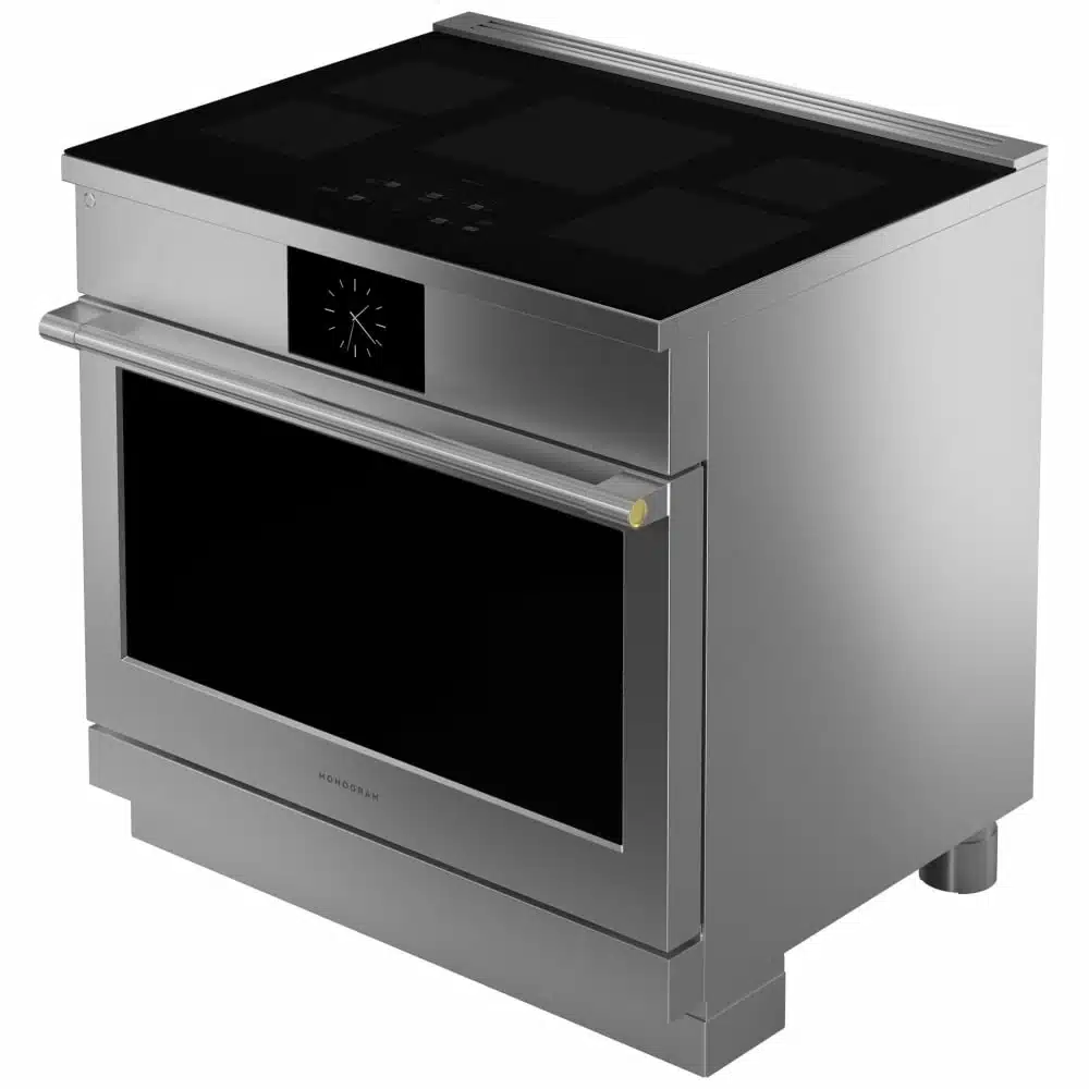 Cuisinière à induction MONOGRAM 36 pouces, inox – ZHP365ETVSS – Image 2