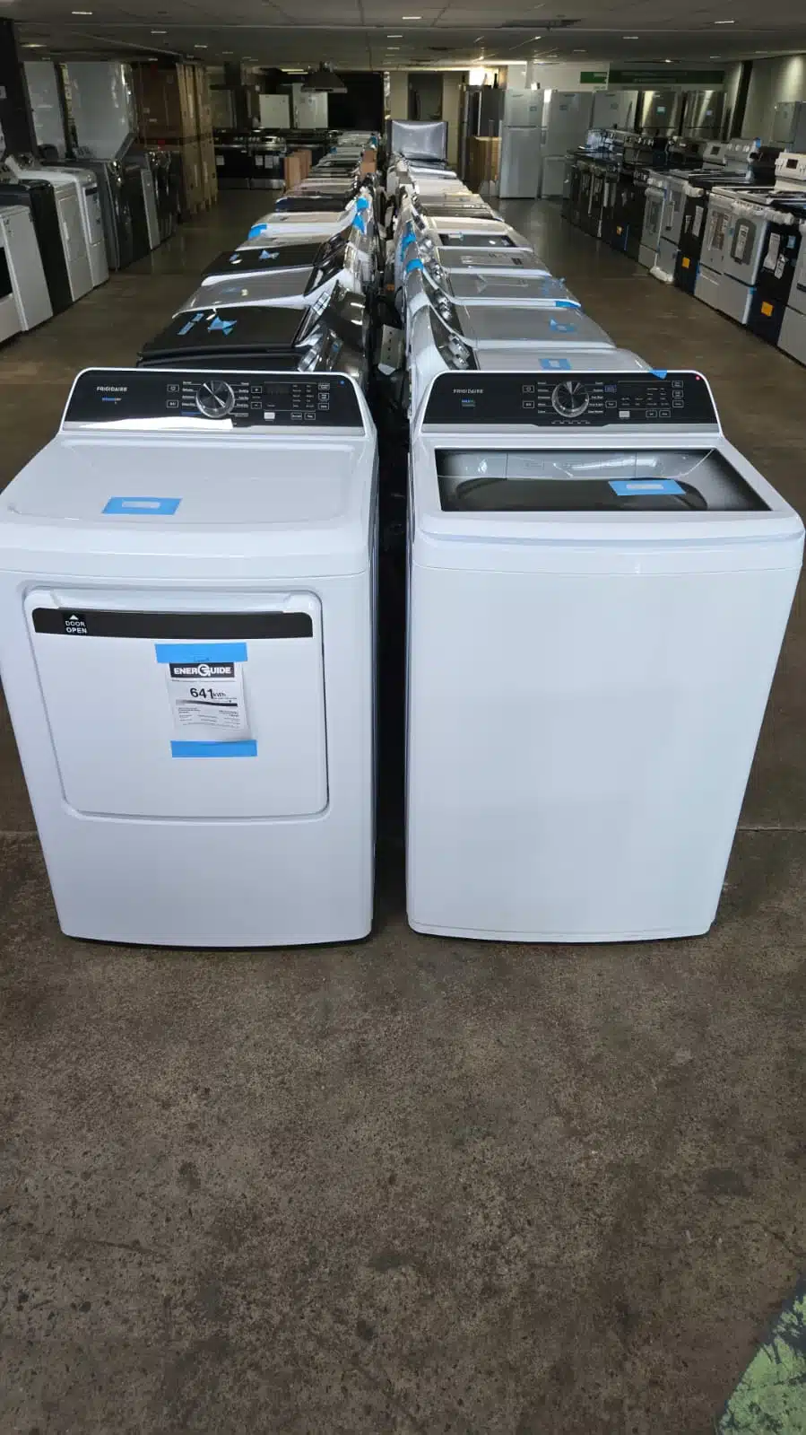 Ensemble laveuse/sécheuse FRIGIDAIRE 27 pouces, blanc – FLVW7523BW & FLVE752CBW – Image 4